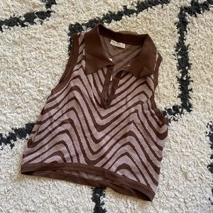 Patterned Vest BNWT